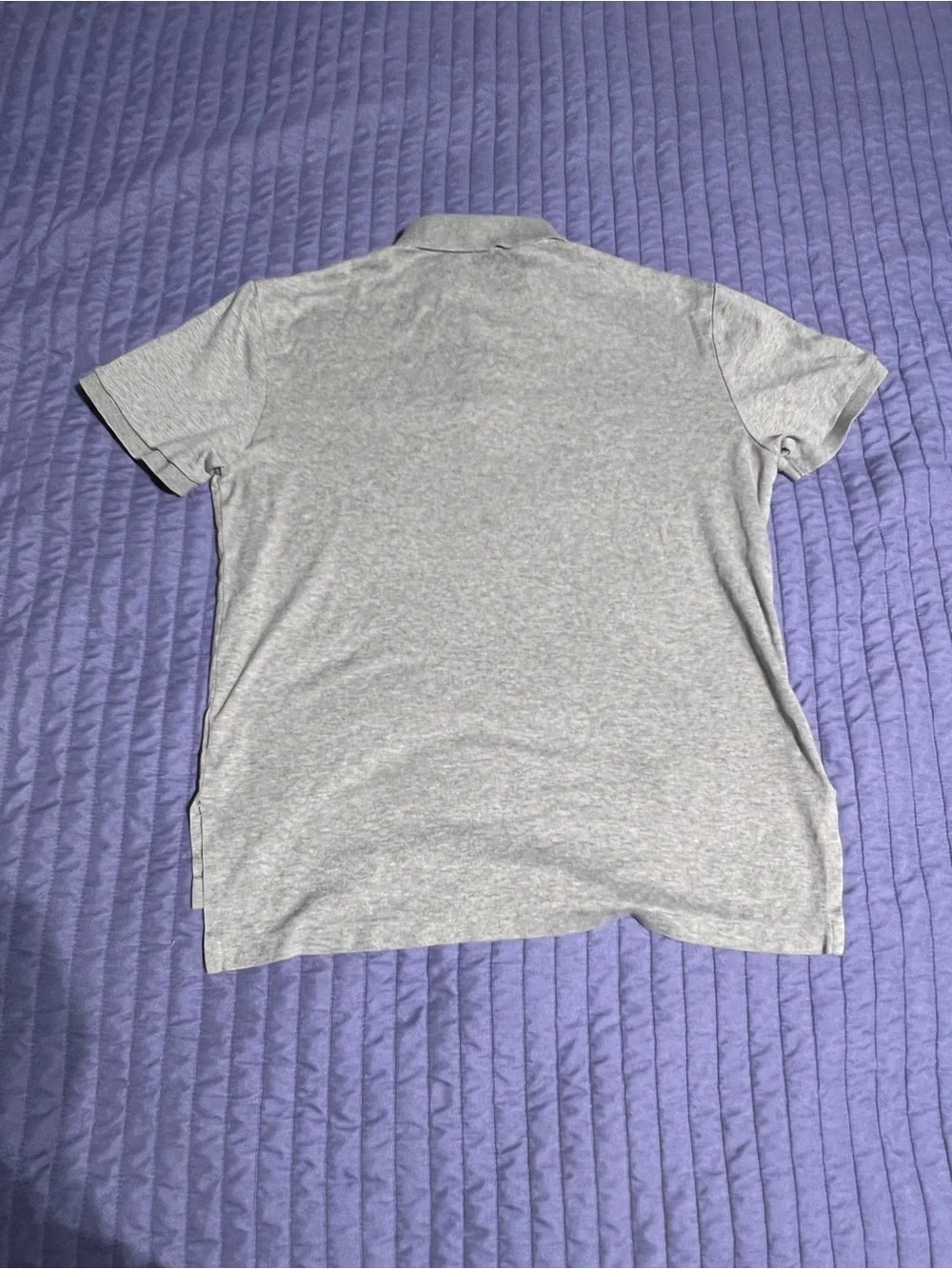 Ralph Lauren Kids Heather Gray Polo with Embroidered Pony